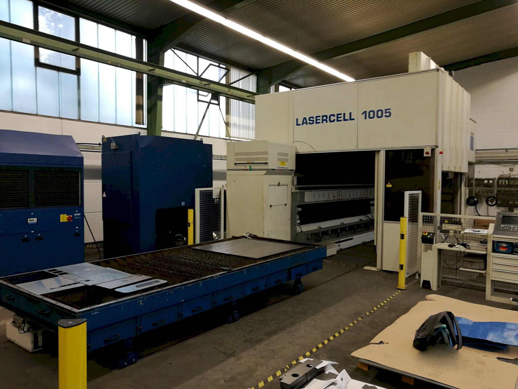 Levý pohled  na Trumpf Lasercell TLC 1005 stroj