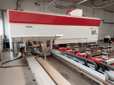 Čelní pohled  na IMA BIMA Gx50 E 160/630 CNC Processing Center  stroj